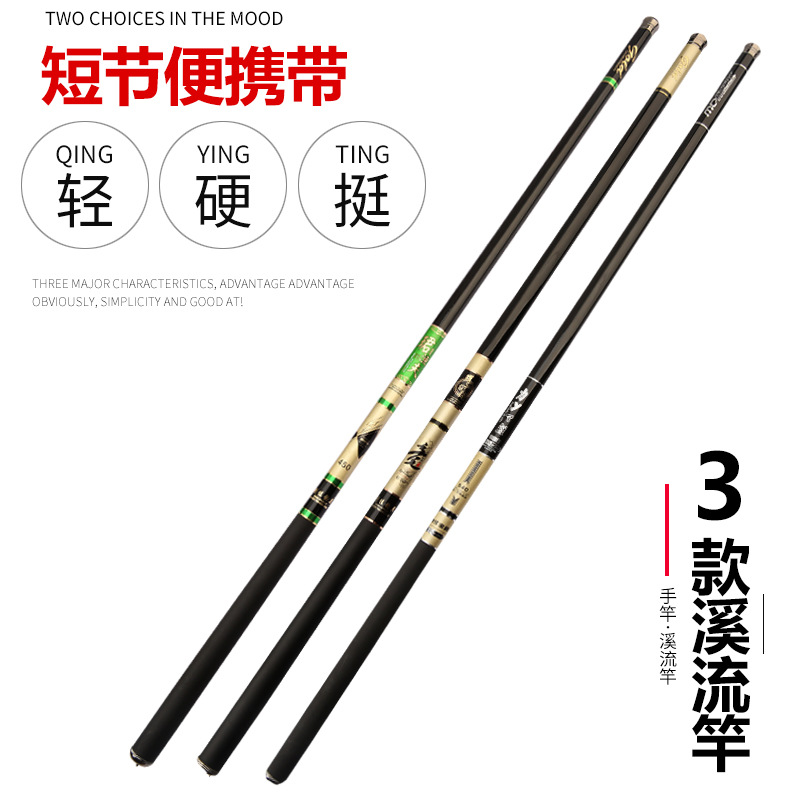 Fishing Rod Surf - Telescopic Spinning Baitcasting Travel Casting Pole