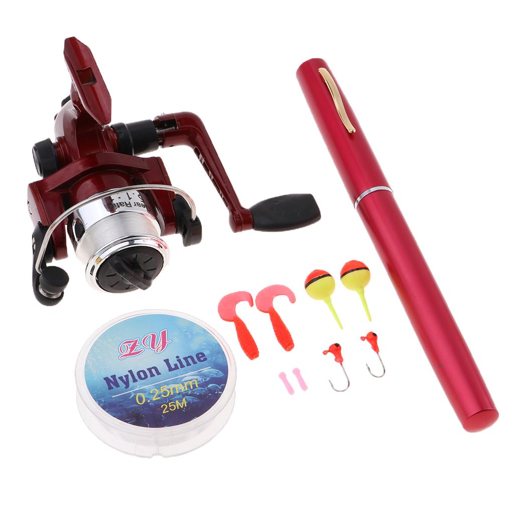 Mini Portable Pocket Fishing P - Fishing Rod Combo recension och pris