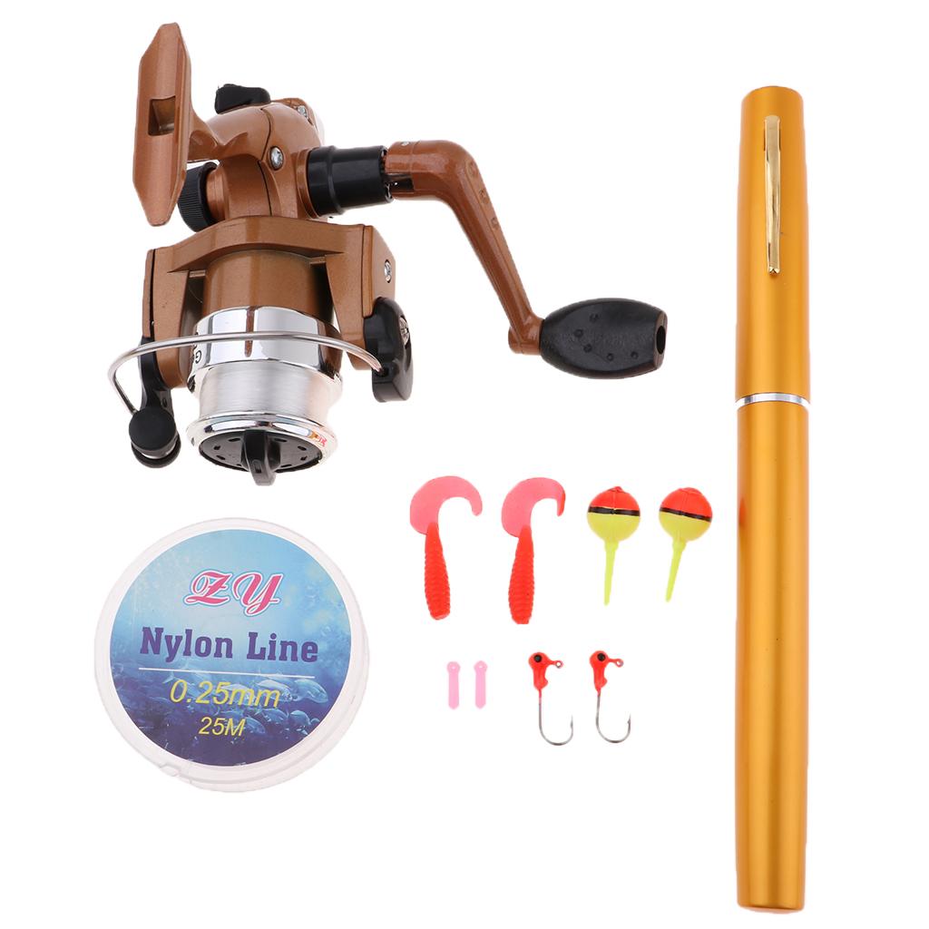 Mini Portable Pocket Fishing P - Fishing Rod Combo recension och pris
