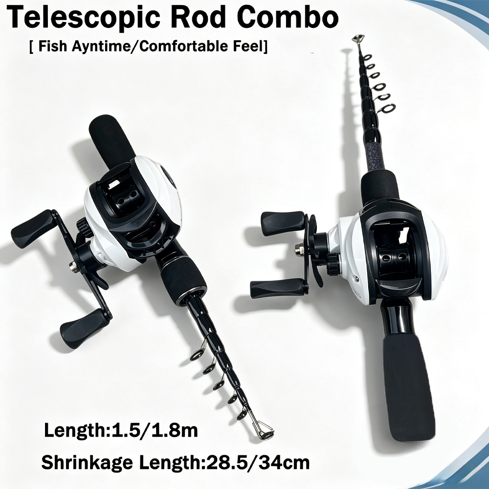 1.5/1.8m SuperLight65g Telesco - Fishing Rod Combo recension och pris