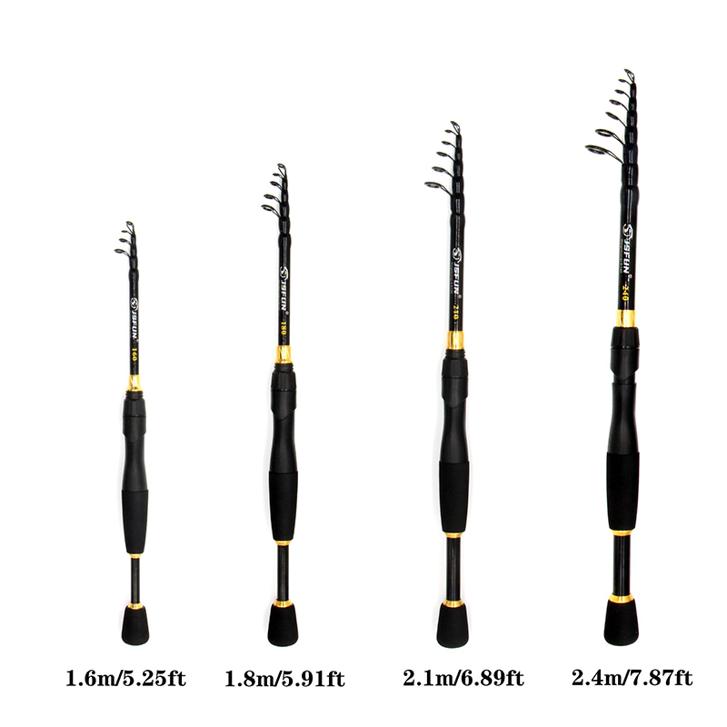 JSFUN Telescopic Fishing Rod   - Fishing Rod Spinning recension och pris