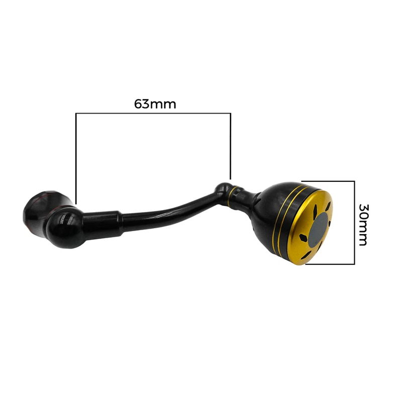 63mmPower Handle for Shimano S - Daiwa Reel Bg recension och pris