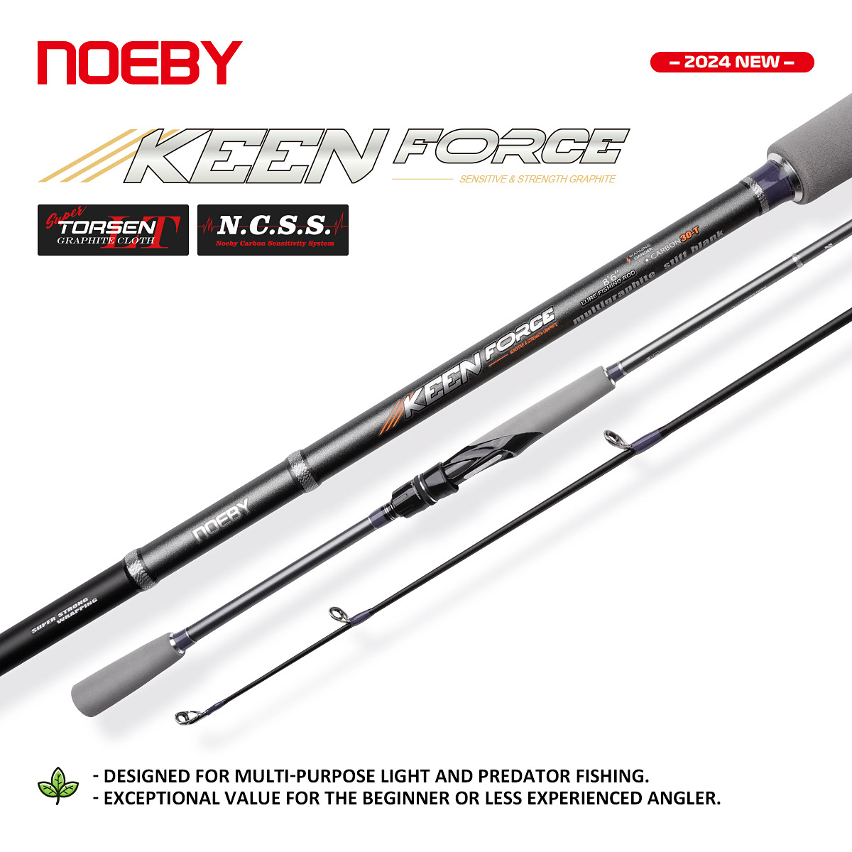 NOEBY Light Game Spinning Rod  - Fishing Rod Surf recension och pris